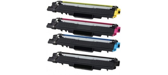 Complete Set of 4 Brother TN-227 Compatible High Yield Laser Cartridges